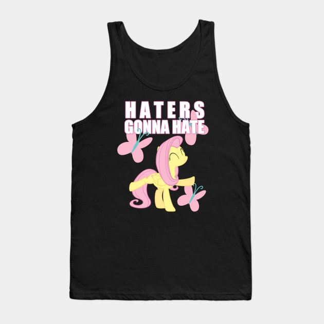 Butterflies and Haters Tank Top by LaskaNova